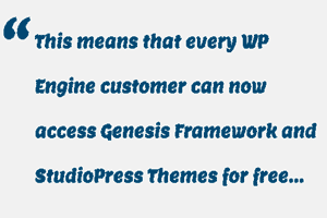 Free Genesis Framework and StudioPress Themes