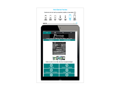 Mobile Website Publishing. Tablet. Mobile Web App Design